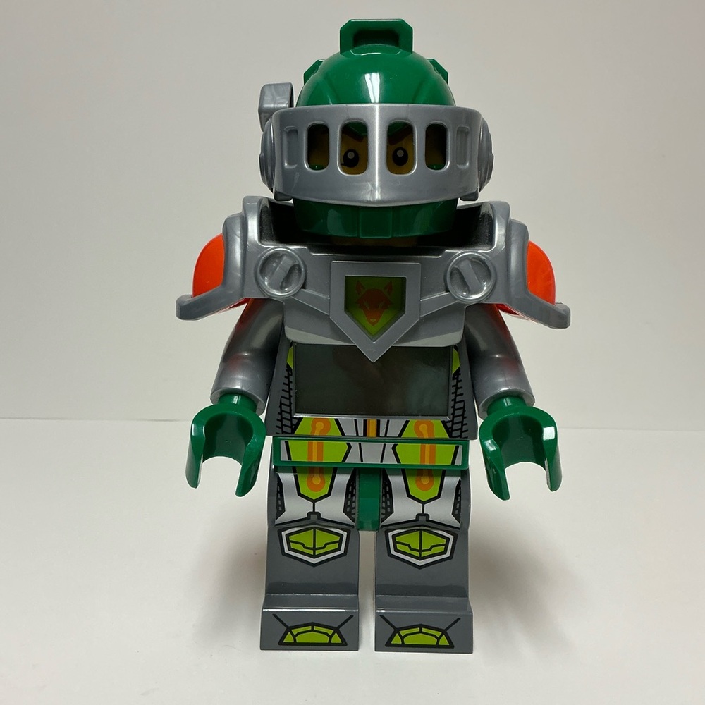 Lego Nexo Knights Alarm Clock - Green & Grey